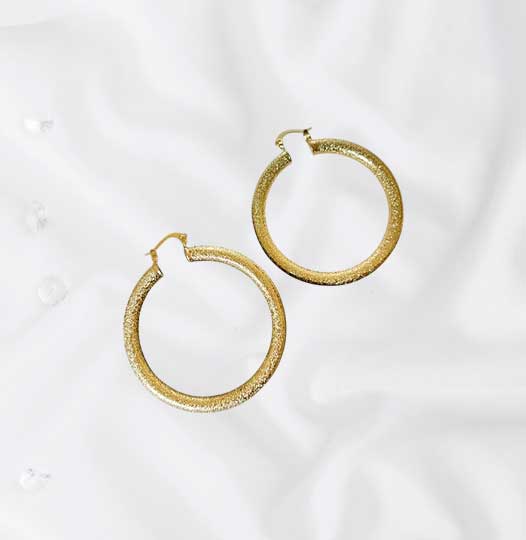 Argollas escarchadas