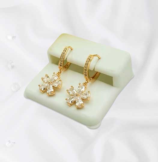 Argollas flor pequeña