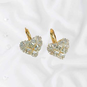 Argolla corazon brillante